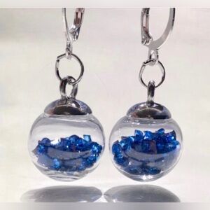 “Message in a Bottle” Women’s Dangle Earrings